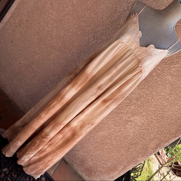 Zara Dresses & Skirts - Zara maxi natural cream bohemian dress EUC size large